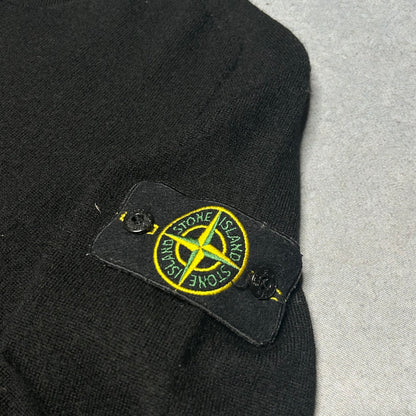 Stone Island Vintage 00s Wool Crewneck Sweater black (S)