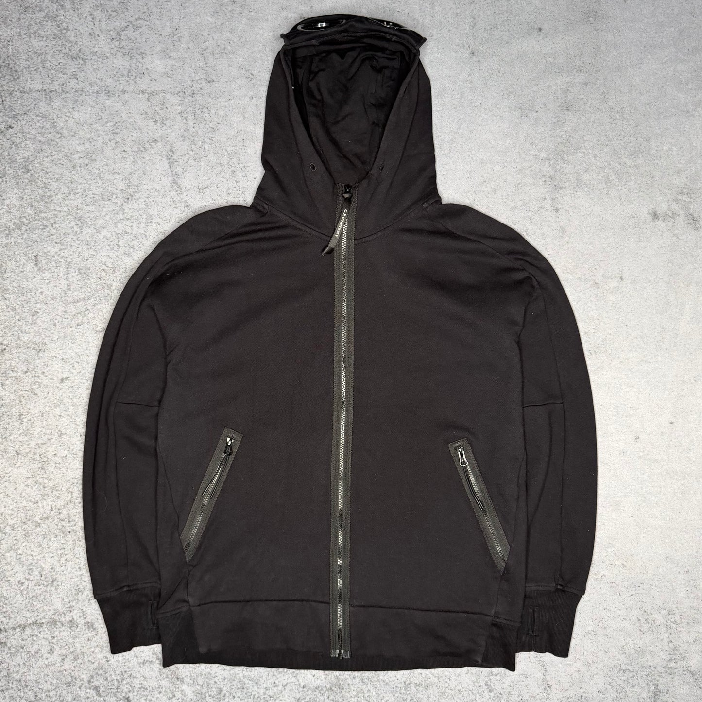 C.P. Company Goggle Full Zip Hoodie black like new (XL)
