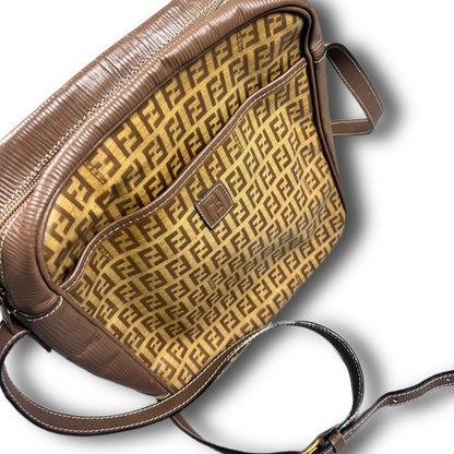 Fendi Vintage Zucchino Monogram Messenger Bag
