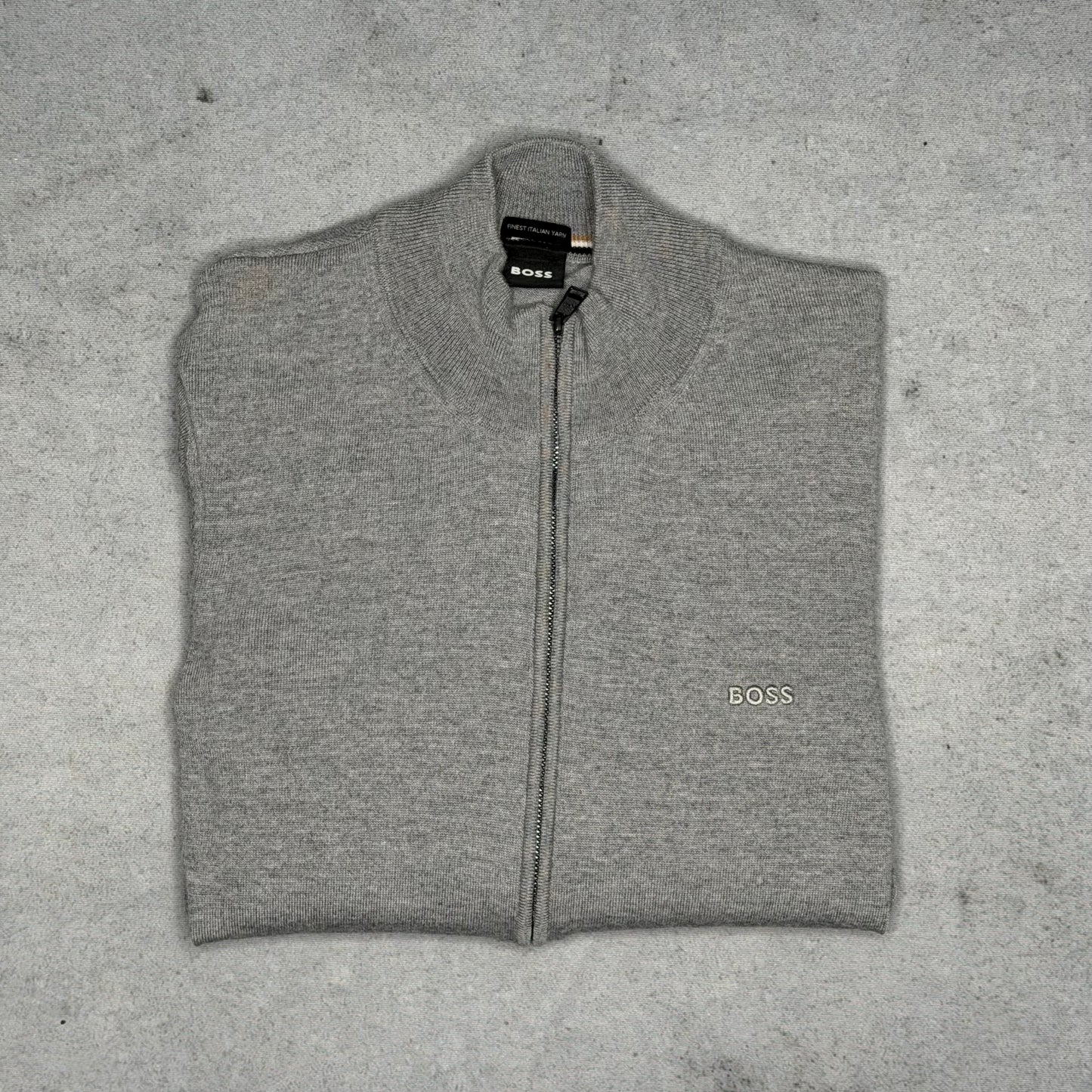 Hugo Boss Full Zip Knit Jacket grey (S)
