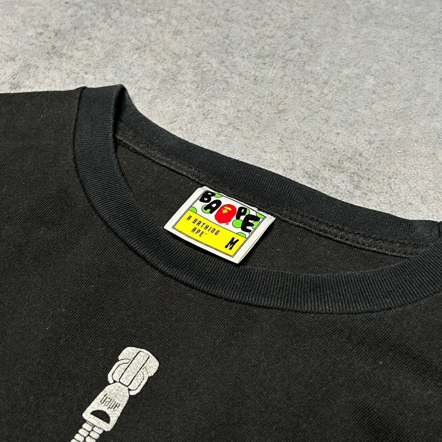 A Bathing Ape BAPE Camo Shark Longsleeve Shirt (M)