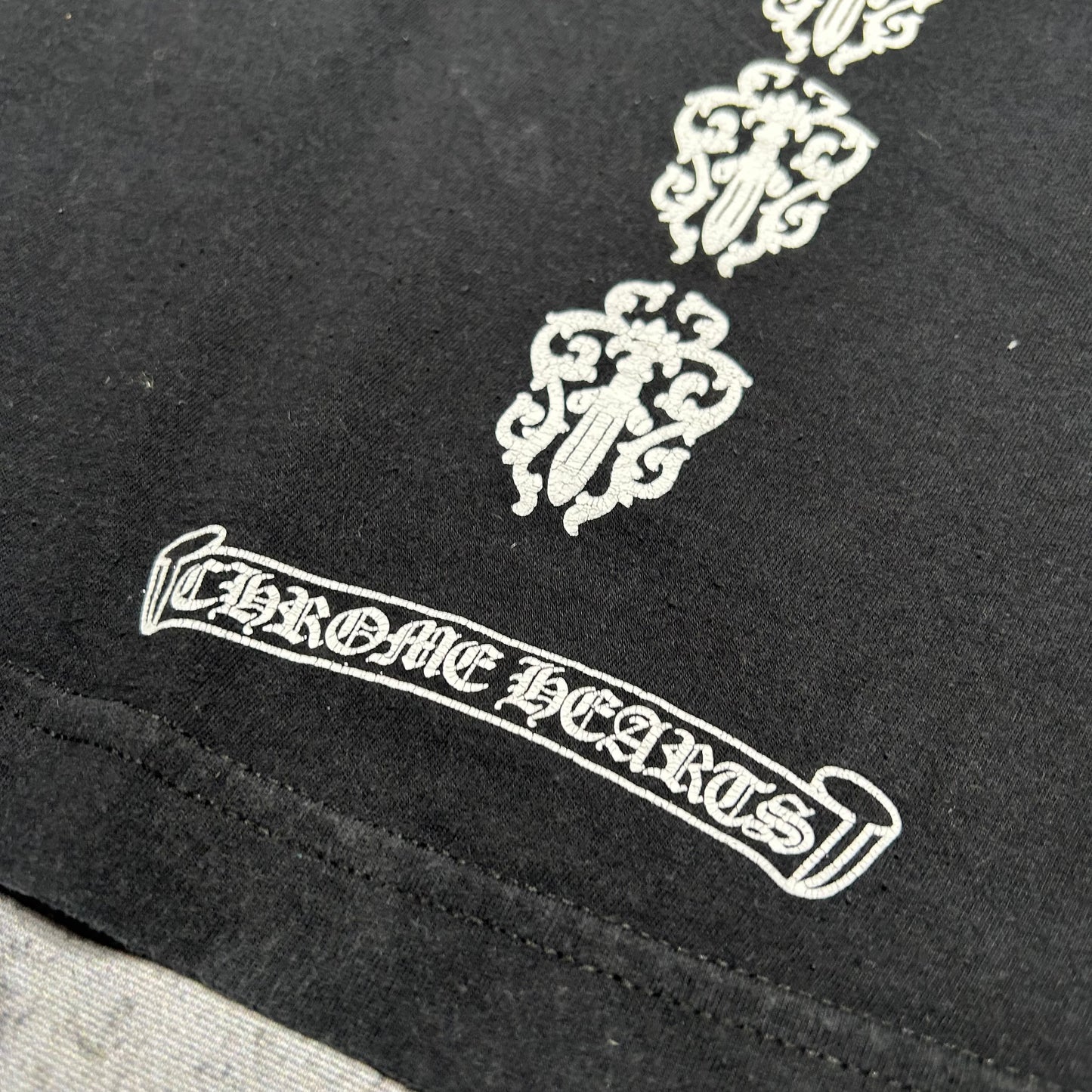 Chrome Hearts 2010s Archive Vertical Dagger Pocket Tee Black (M)