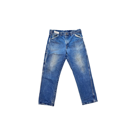 Dickies Vintage Workwear Fire Resistant Carpenter Cargo Jeans Denim