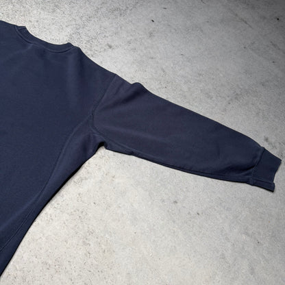 Nike 00s OG Center Logo Sweater navy white (fits S)