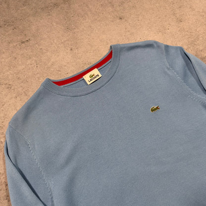 Lacoste 00s Crewneck Knit Sweater baby blue (S)
