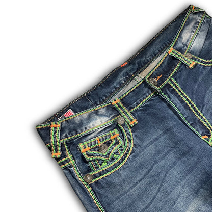 True Religion Baggy Jeans Vintage Ricky “Chief Keef” (XL)