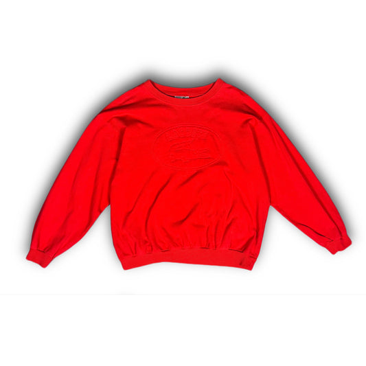 Chemise Lacoste Vintage Big Logo Sweater orange