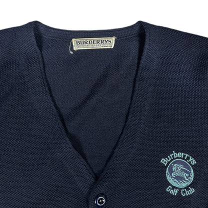 Burberry Golf Knit Cardigan Vintage
