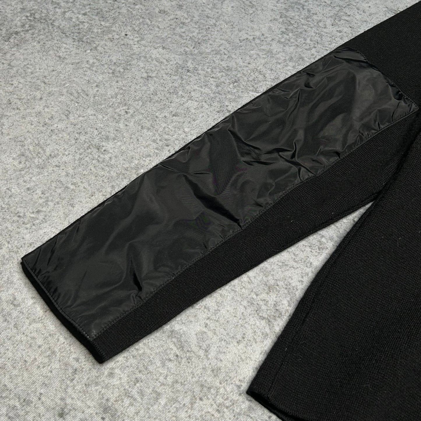 Prada Linea Rossa Archive Hybrid Full Zip Cardigan Black (M)