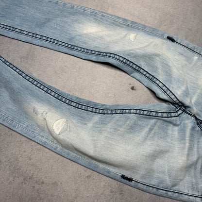 True Religion Vintage Ricky Super T Jeans light blue slightly distressed (29/34)