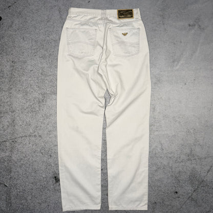 Armani Jeans Vintage Straight Chino creme white (fits M)