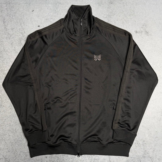 Needles Japan Poly Smooth Track Jacket Dark Brown (XL)