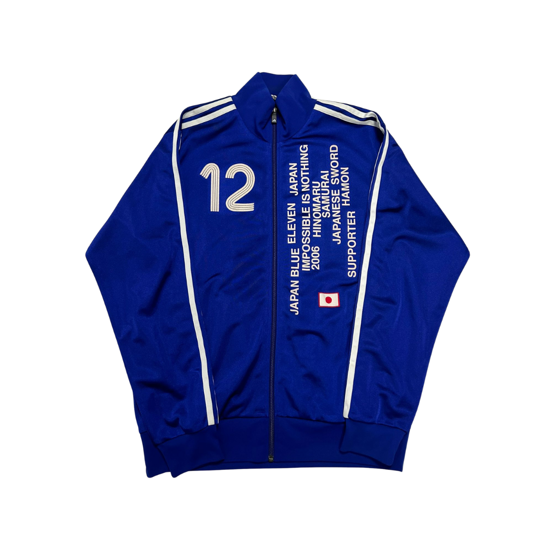 Adidas Japan Tracktop No12 blue Big print 2005