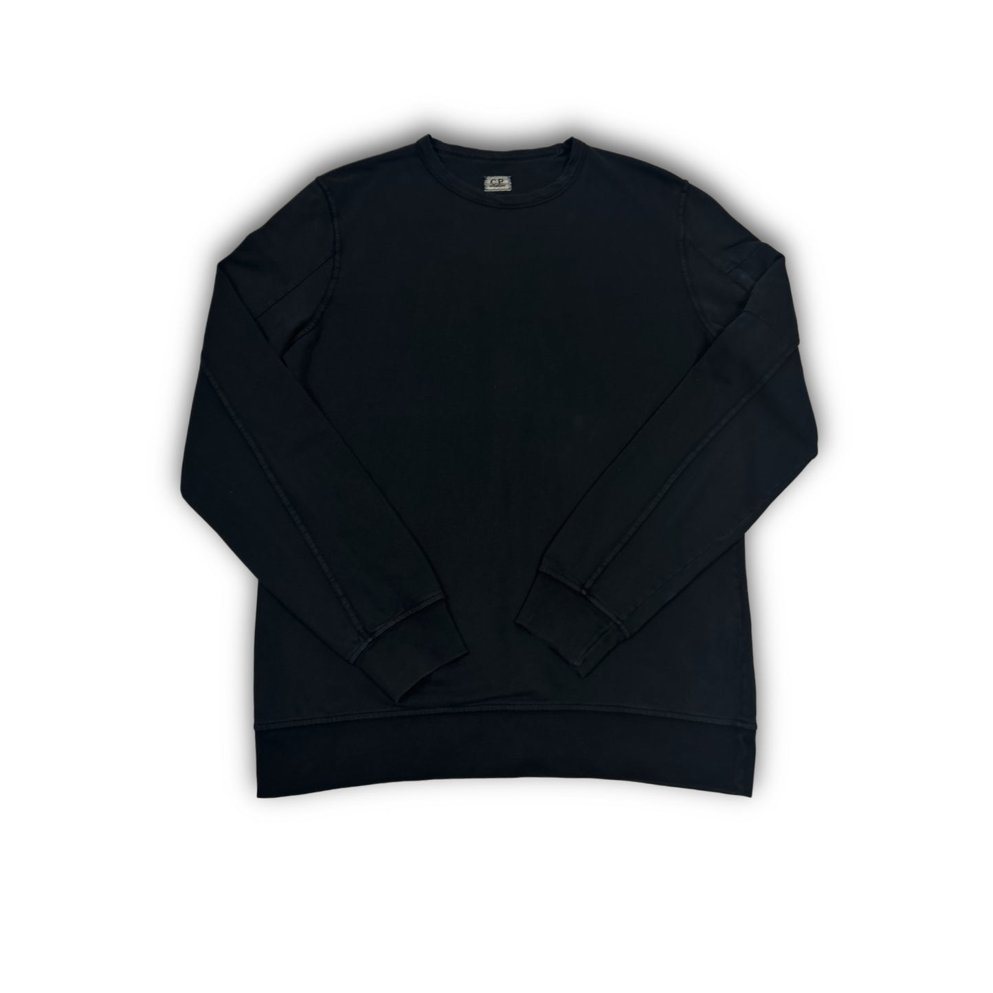 C.P. Company Light Sweater Crewneck with Lens navy