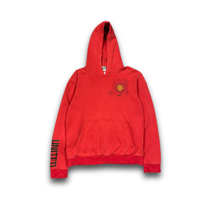Nike 2007 Man United Hoodie red Vintage