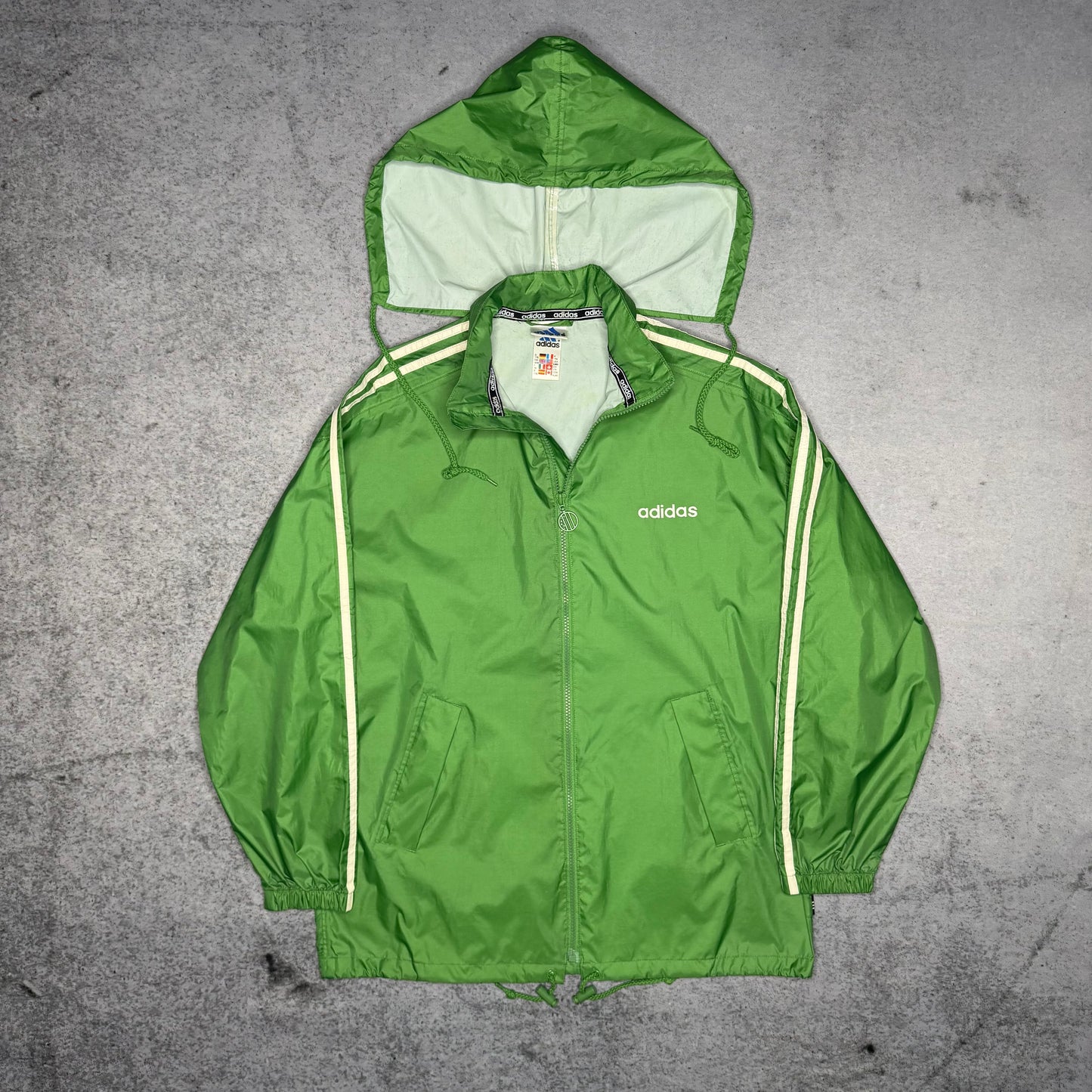 Adidas 90s Classic Hooded Rain Jacket green (M)