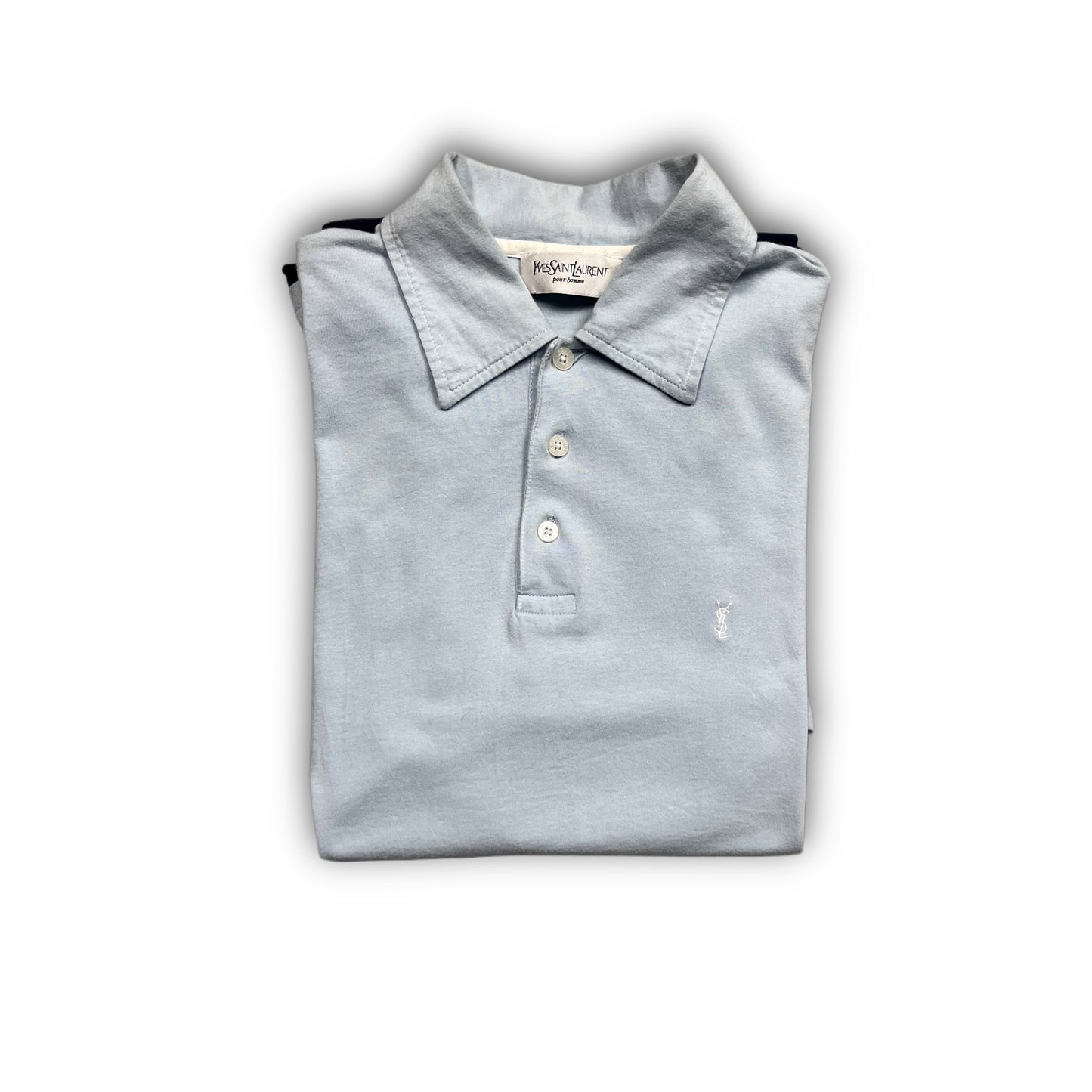 Yves Saint Laurent YSL Poloshirt baby blue