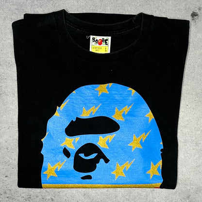 BAPE Big Head Americana Tee Shirt black (fits M)