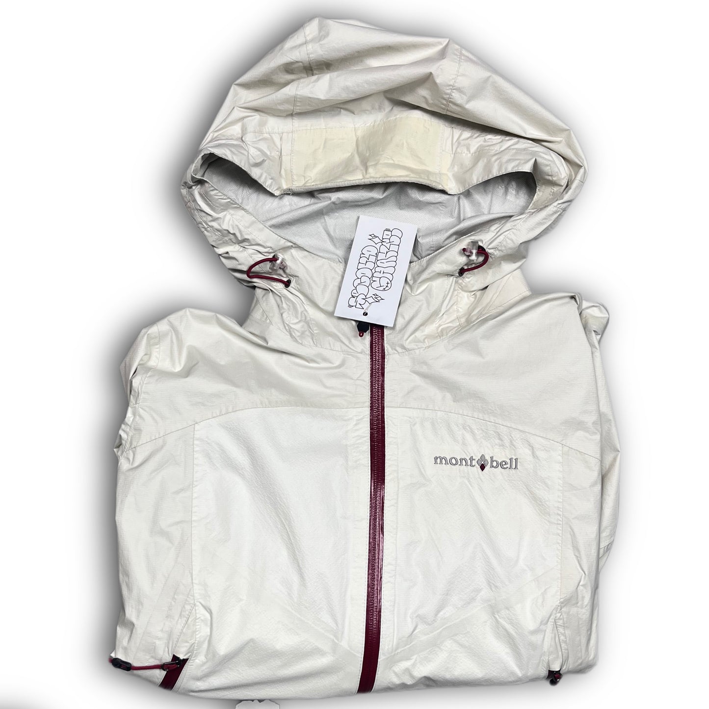 Montbell Gore-Tex Jacket off-white red