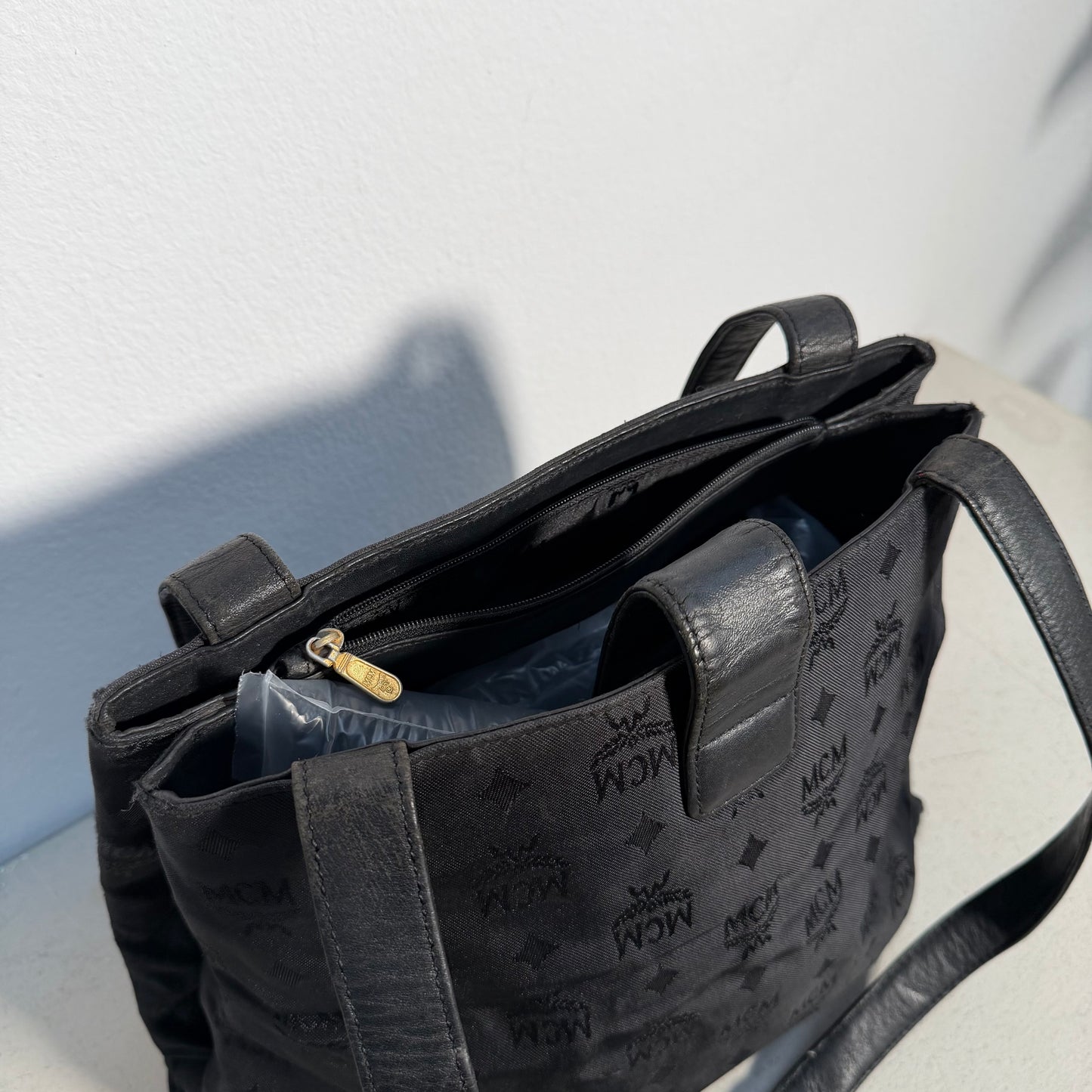 MCM Vintage Handbag Canvas Shopper