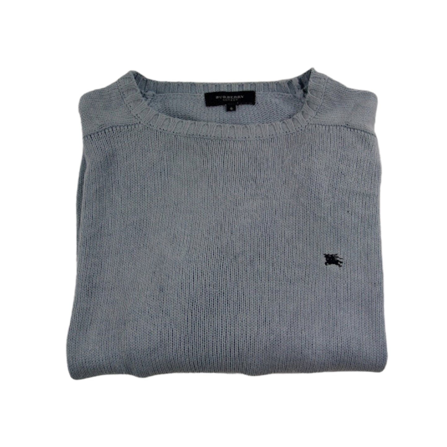 Burberry Wool Sweater Vintage Ice Blue