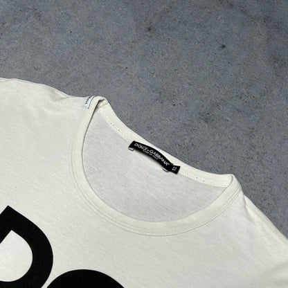 Dolce & Gabbana Millennials Logo T-Shirt White (IT 52 fits M/L)