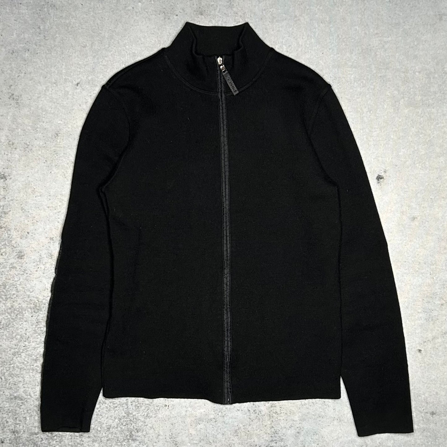 Prada Linea Rossa Archive Hybrid Full Zip Cardigan Black (M)