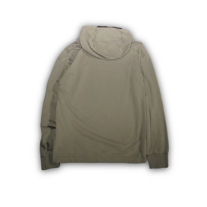 C.P. Company Light Hoodie Sweater with Lens olive (L)