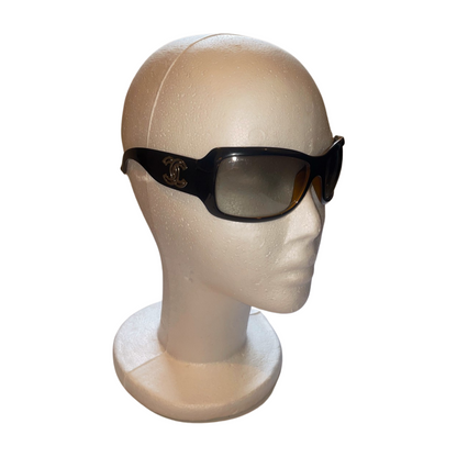 Chanel Vintage CC Sunglasses with OG Bag & Case