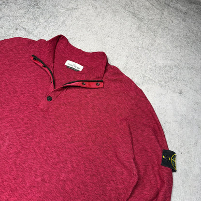 Stone Island Quarter Zip Wool Troyer (3XL fits XXL)