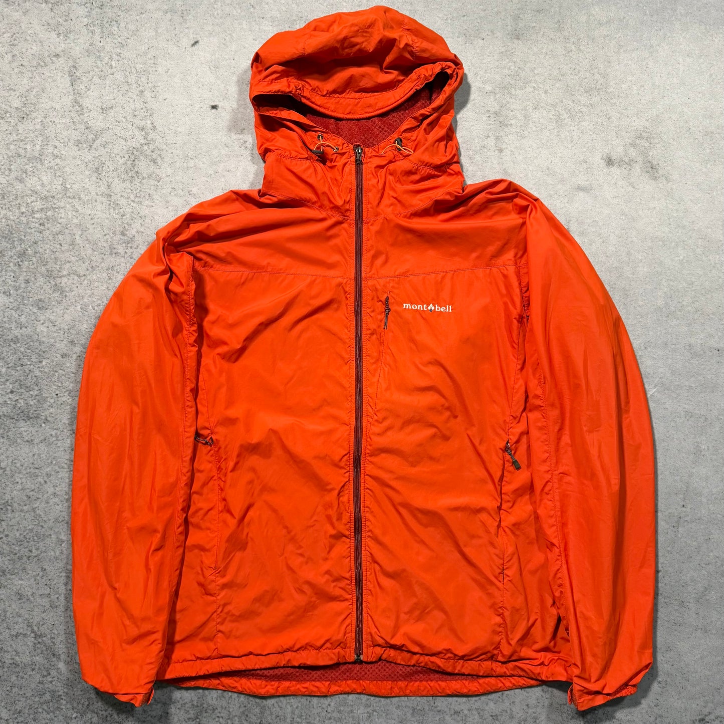 Montbell Japan Lightweight Hooded Shell Jacket orange (L)