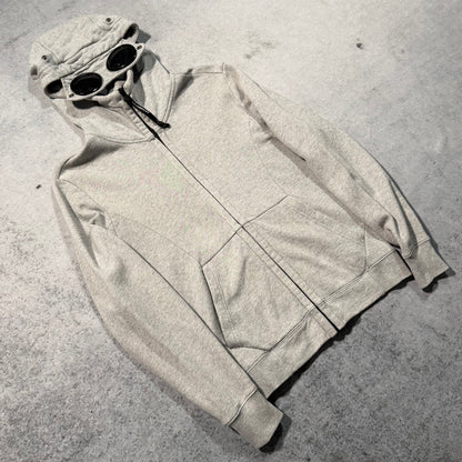 C.P. Company Goggle Full Zip Hoodie grey (XS)