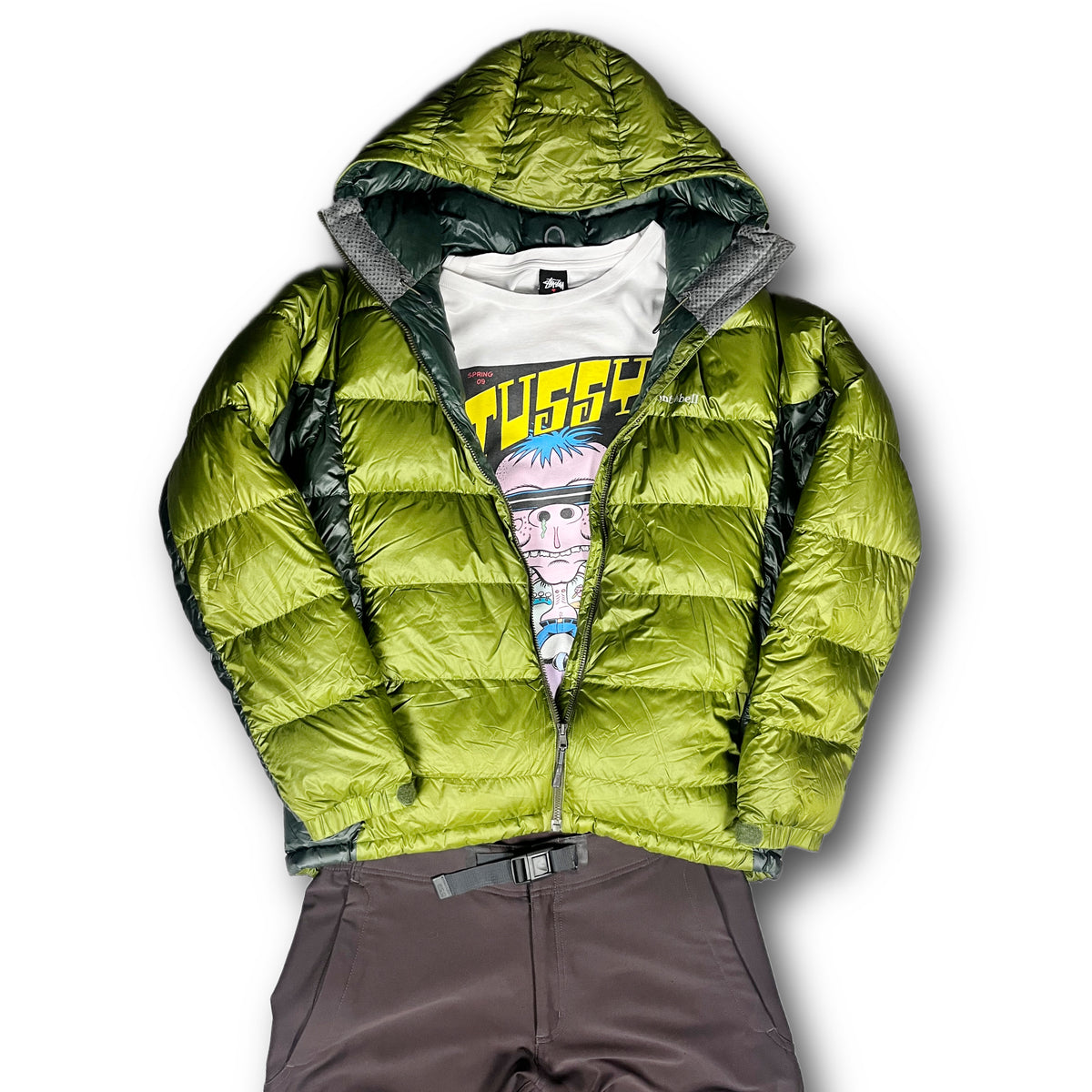 Montbell Puffer Jacket Two-Tone olive green – SECONDCHANCE-EU.COM