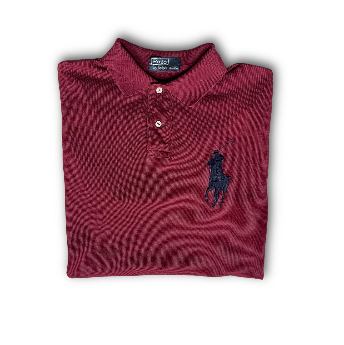 Polo Ralph Lauren Vintage Big Pony Polo Shirt bordeaux red