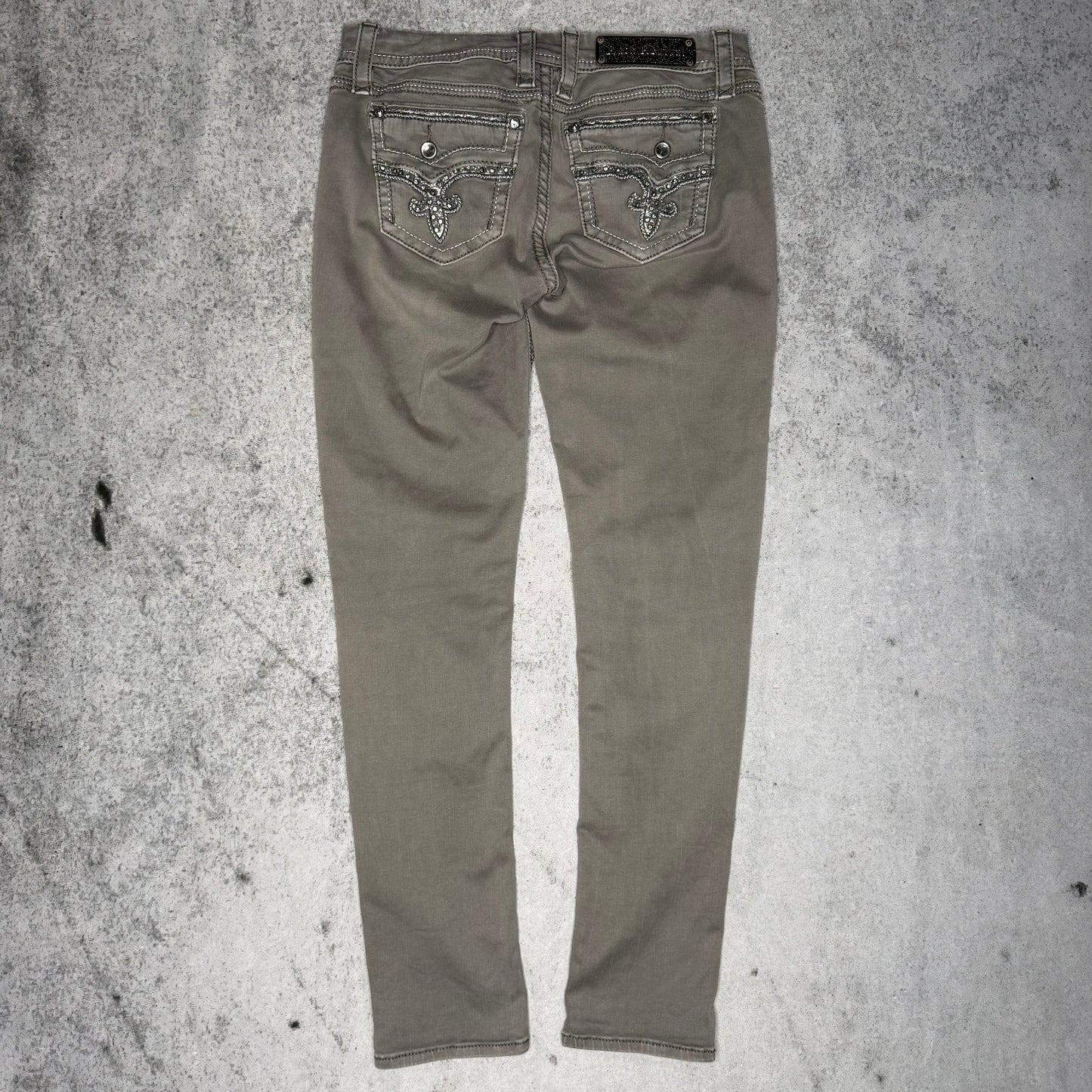 Rock Revival Y2K Women's Low Waist Jeans Betty grey (28)