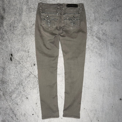 Rock Revival Y2K Women's Low Waist Jeans Betty grey (28)