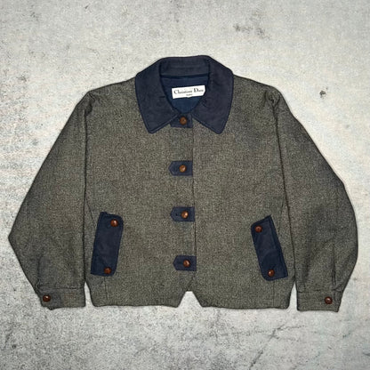 Christian Dior Sports Vintage 90s Cropped Tweed Jacket (fits S)