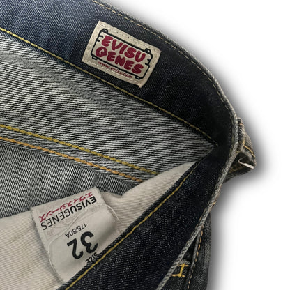 Evisu Jeans with Patches and logos
