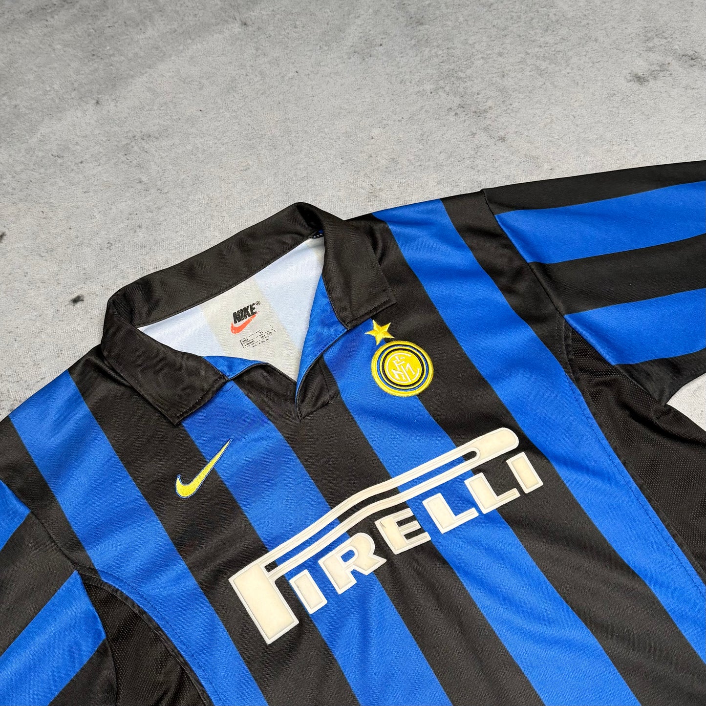 Nike Inter Milan 1998/2000 Home Jersey Trikot R9 Ronaldo (Kids XL fits S)