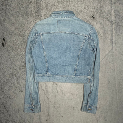 Diesel Industry Womens Vintage Denim Jeans Jacket light blue (L)