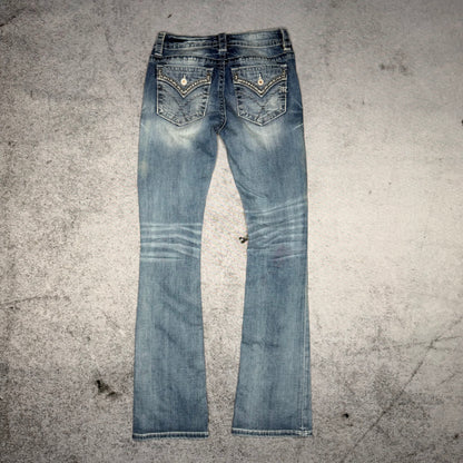 Miss Me Low Waist Y2K Bootcut Jeans "Chloe Boot" (26)