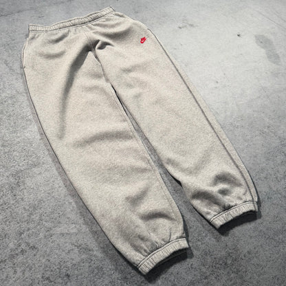 Nike 00s Baggy Sweat Pants grey red (M)