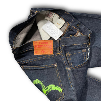 Evisu Heritage Vintage Selvedge Denim Jeans Seagull (32)