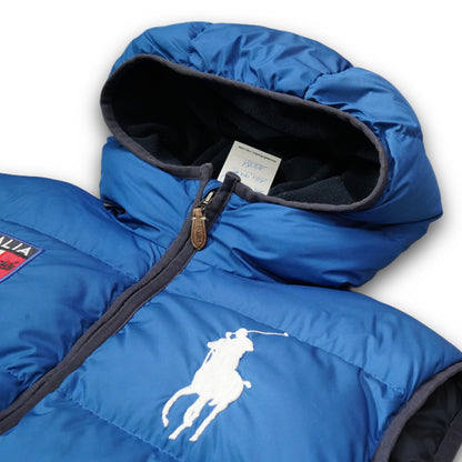 Polo Ralph Lauren Big Pony Chief Keef Italia Puffer Gilet Weste (XL)