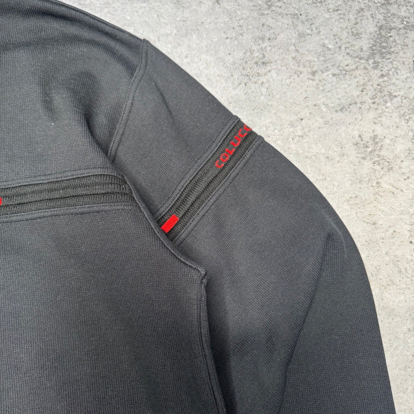 Carlo Colucci Vintage 00s Crewneck Knit Sweater black red (XL)