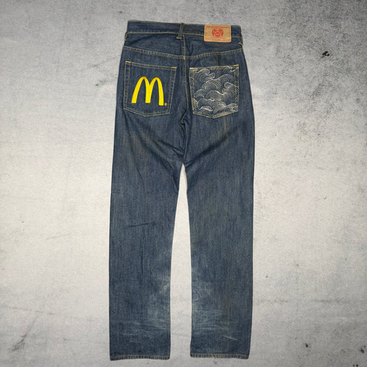 Red Monkey Company RMC Vintage Japanese Denim McDonalds Jeans (29)