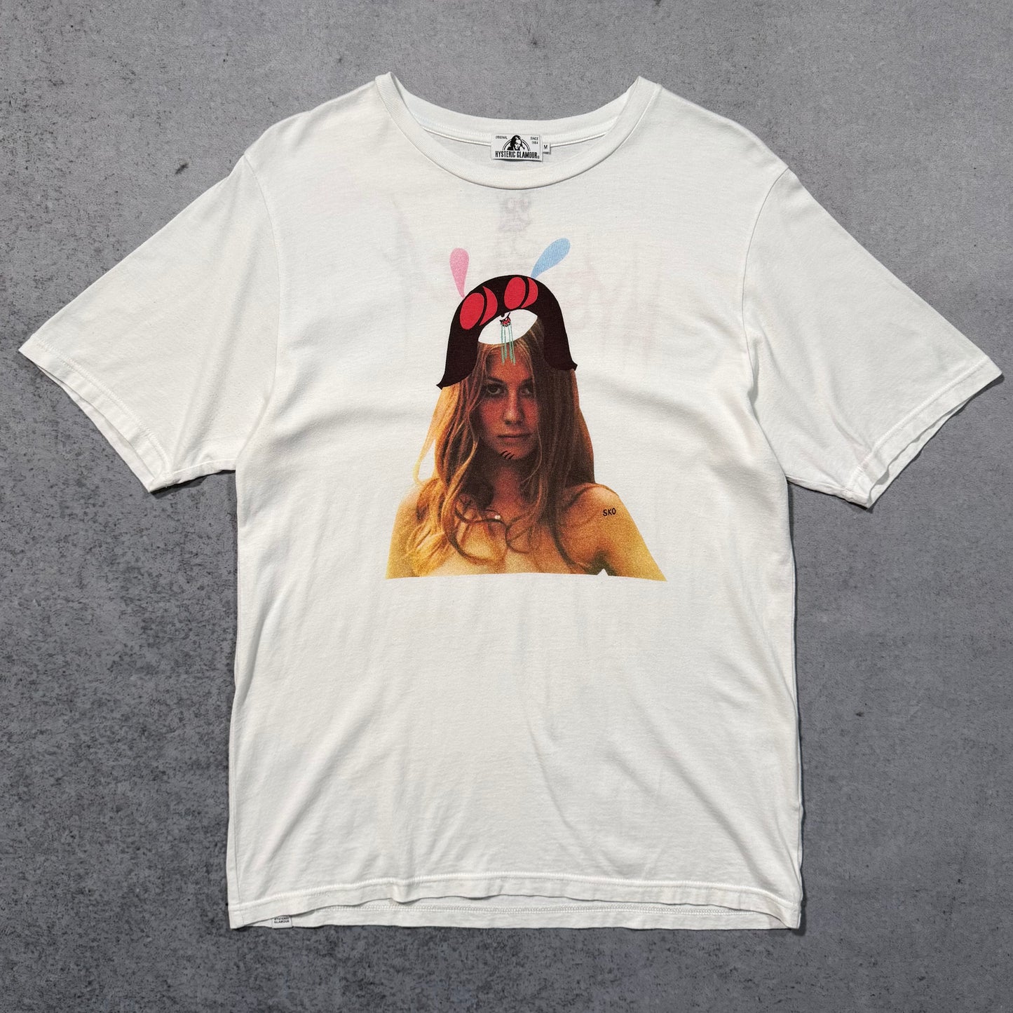 Hysteric Glamour x Skoloct Archive Hyskoric Graphic Print Tee Shirt (M)