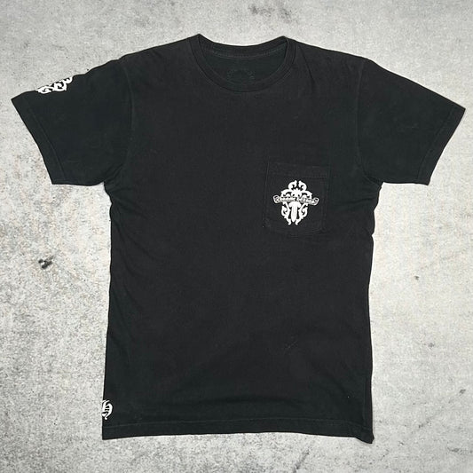 Chrome Hearts 2010s Archive Vertical Dagger Pocket Tee Black (M)