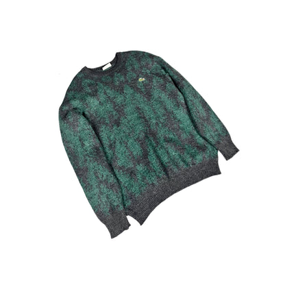 Lacoste Knit Sweater Vintage Chemise 80s "Camo"