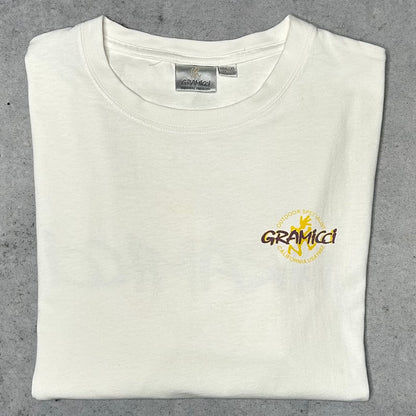 Gramicci Running Man Graphic T-Shirt white (L)